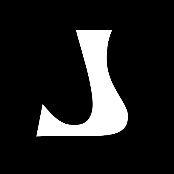 new logo of letter j in climated crisis font